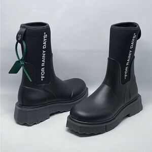 Off-White Sponge Rubber Rain Boots size 40
